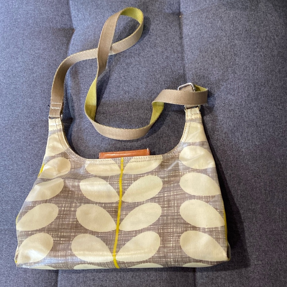 Yellow Orla Kiely purse